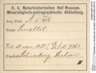 Etiketten zu Skutterudit (Smaltit) (NHMW-MIN-Ai916)